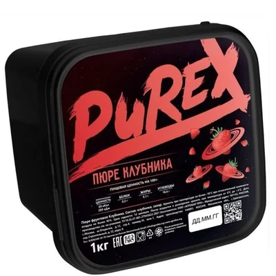 PUREX пюре клубника
